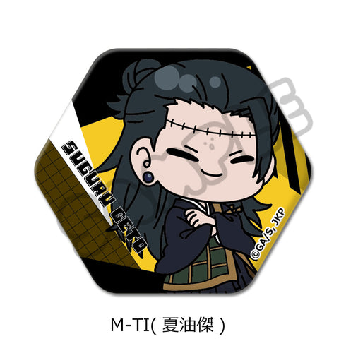 『呪術廻戦 2期』第6弾 六角形缶バッジ M-TI 夏油傑